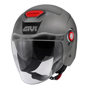 12.5 Solid Color Mat, Jethelm of scooter helm, Titanium