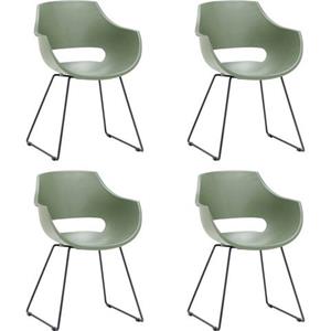 MCA furniture Kuipstoel Rockville Stoel belastbaar tot 120 kg (set, 4 stuks)
