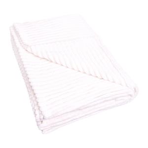 QUVIO Beige plaid - Polyester - 200x230 cm - Beige