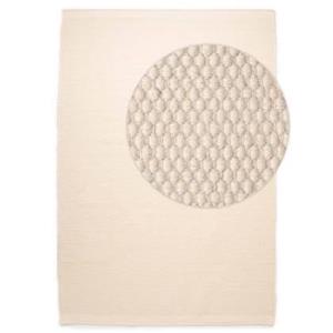 Nordic Weavers Wollen vloerkleed - Ulstein wit - 70x140 cm