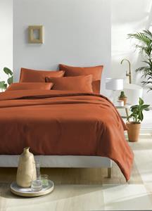 De Witte Lietaer dekbedovertrek Olivia Caramel 140x200/220