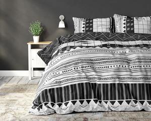 Sleeptime - Artic Stripe Dekbedovertrek Katoen - Wit - 240 x 220