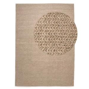Nordic Weavers Wollen vloerkleed - Narvik lichtgrijs - 160x230 cm