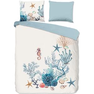 Good Morning Maritiem Dekbedovertrek Off-white-1-persoons (140 x 200/220 cm)