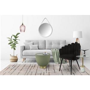 Kayoom Stoel Jeane 625 zwart fluweelzachte bekleding, modern