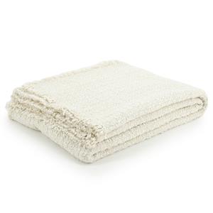 By-Boo Plaid Balance 170 x 130cm - Off white