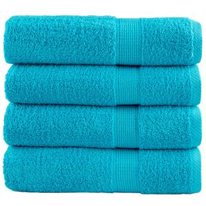 vidaXL Badhanddoeken 4 st 600 g/m² 100x150 cm 100% katoen