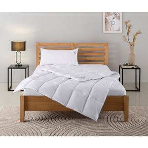 Home affaire Donzen dekbed + hoofdkussen TAMINS, Bettdecke 135x200 cm und 155x220 cm, 2-tlg. Set met kussen 40 x 80 cm, 80 x 80 cm, zomer, winter, Made in Germany (voordeelset)