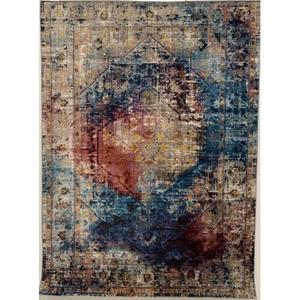 Muratap Vloerkleed - Picasso Heriz - Meerkleurig - 240x290 Cm - Laagpolig - Vintage Tapijt