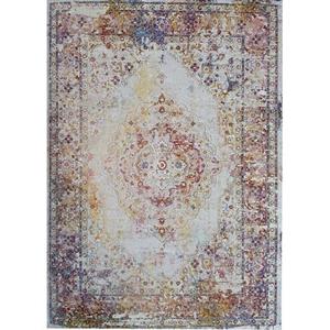 Muratap Vloerkleed - Picasso Keshan - Meerkleurig - 240x290 Cm - Laagpolig - Vintage Tapijt