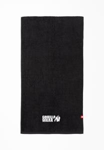 Gorilla Wear Zip Pocket Handdoek - Zwart