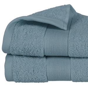 Atmosphera Badhanddoek - zeeblauw - 50 x 90 cm - katoen - 450 grams - luxe handdoek -