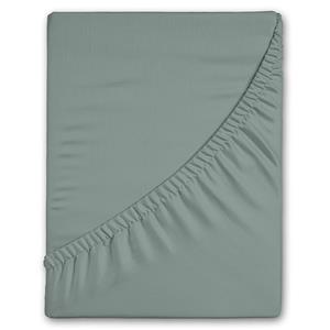 Zavelo Flanellette Hoeslaken Groen-1-persoons (90x200 cm)