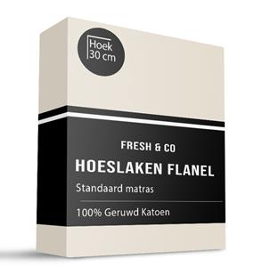 Fresh and Co Hoeslaken Flanel - 90x210 cm - Keuze Uit Meerdere Kleuren -  - 