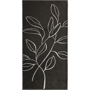 Cawö Cawo Atelier Floral Handdoek 50/100 basalt