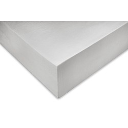 Zo!Home Hoeslaken Satinado - Katoen Satijn - 140x200 cm - Grijs -  - 