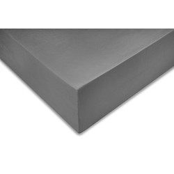 Zo!Home Hoeslaken Satinado - Katoen Satijn - 180x200 cm - Antraciet -  - 