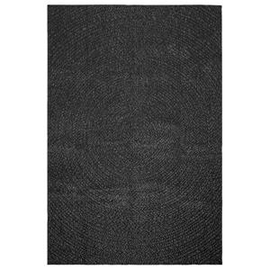 vidaXL Vloerkleed ZIZUR binnen en buiten 140x200cm jute look antraciet