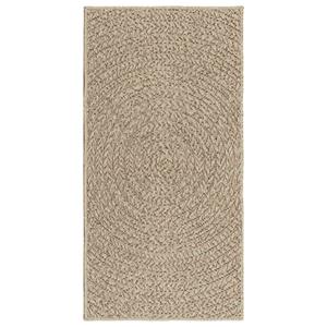 vidaXL Vloerkleed ZIZUR beige binnen en buiten 60x110 cm jute look