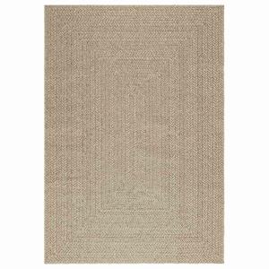 vidaXL Vloerkleed ZIZUR beige binnen en buiten 140x200 cm jute look