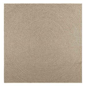 vidaXL Vloerkleed ZIZUR beige binnen en buiten 200x200 cm jute look