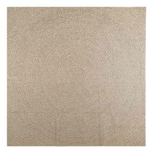 vidaXL Vloerkleed ZIZUR beige binnen en buiten 240x240 cm jute look