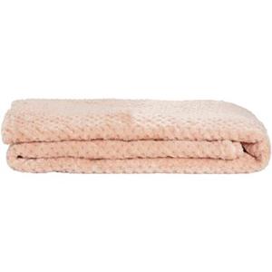 Leen Bakker Plaid Ilona - roze - 130x170 cm