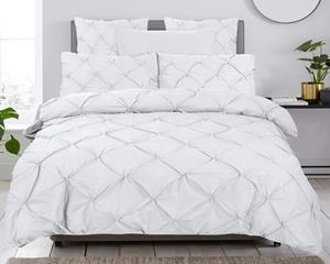 RoyalTextile - Salvador Dekbedovertrek - 100% Katoen - Wit - 200 x 220