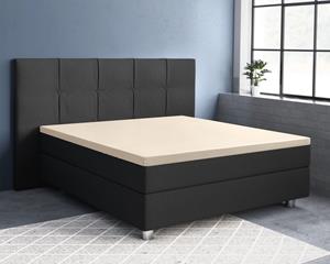 RoyalTextile - Topper Hoeslaken Katoen-Satijn - Zand - 180 x 220