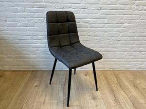 Industrielemeubelshop Stoel Nela microvezel antraciet
