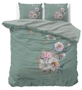 Sleeptime Dekbedovertrek Lyra Groen-2-persoons (200 x 200/220 cm)