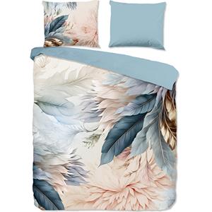 Good Morning Bloemen en Veren Dekbedovertrek Multi-2-persoons (200 x 200/220 cm)