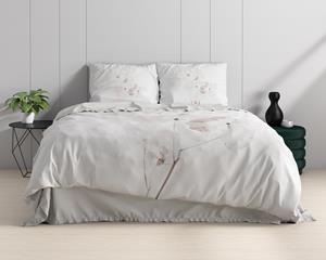 RoyalTextile - Dira Dekbedovertrek - Katoen-Satijn - Wit - 240 x 220