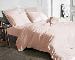 RoyalTextile - Dekbedovertrek 100% Bamboo - Blush Roze - 140 x 200/220