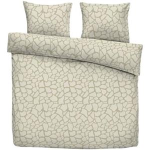 Leen Bakker Dekbedovertrek Granada - beige - 200x220 cm