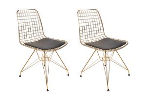 Atelier Del Sofa Set van 2 eetkamerstoelen Darne leer | 