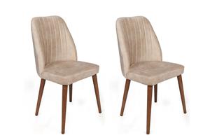 Atelier Del Sofa Set van 2 eetkamerstoelen Alfa velvet | 