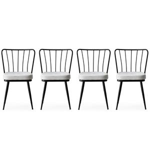Atelier Del Sofa Set van 4 eetkamerstoelen Darnell velvet | 
