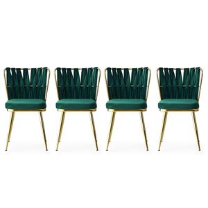 Atelier Del Sofa Set van 4 eetkamerstoelen Kusanali velvet | 