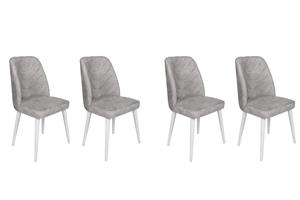 Atelier Del Sofa Set van 4 eetkamerstoelen Dallas velvet | 