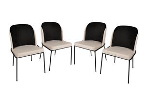 Atelier Del Sofa Set van 4 eetkamerstoelen Dore velvet | 