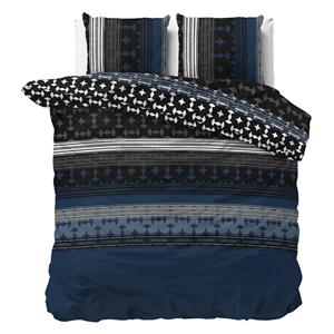 Sleeptime Dekbedovertrek Scanda Navy-140x200/220