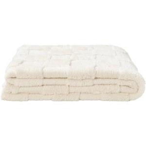 Leen Bakker Plaid Sjors - off-white - 130x170 cm
