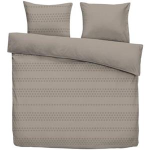 Leen Bakker Dekbedovertrek Maysa - beige - 240x220 cm