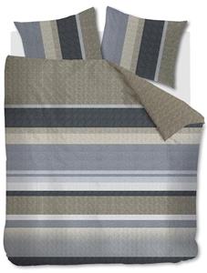 Beddinghouse Dekbedovertrek Jorren Blauw Grijs 260x200/220 cm