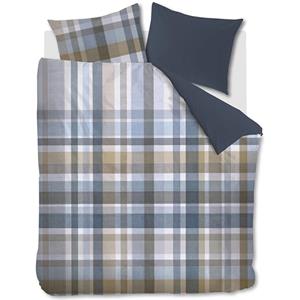 Beddinghouse Dekbedovertrek Eliott Blauw 140x200/220 cm