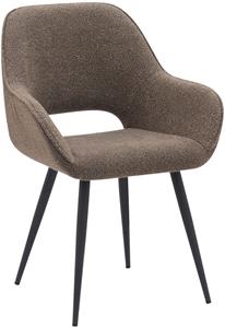 Eetkamerstoel Fer - Bruin - Boucle