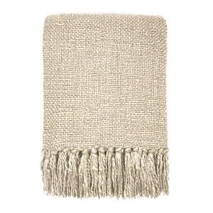 Malagoon Ivory Solid Plaid 125 x 150 cm