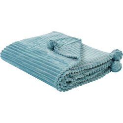 Beliani  KAWERI - Plaid - Groen - 150 x 200 cm - Polyester