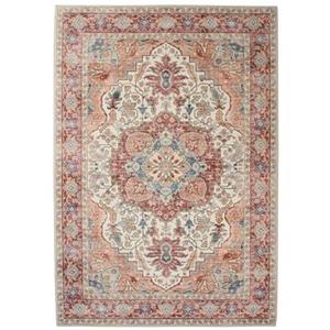 Heritaged Vintage buitenkleed - Valenca Fino crème|rood - 80x150 cm
